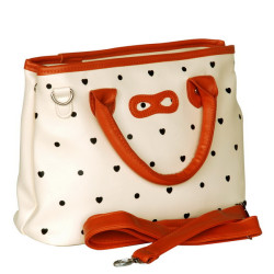 [Fervent Love] Fashion Double Handle Satchel Bag Handbag Purse